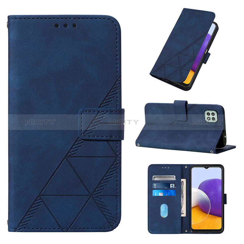 Handytasche Stand Schutzhülle Flip Leder Hülle Y01B für Samsung Galaxy A22s 5G