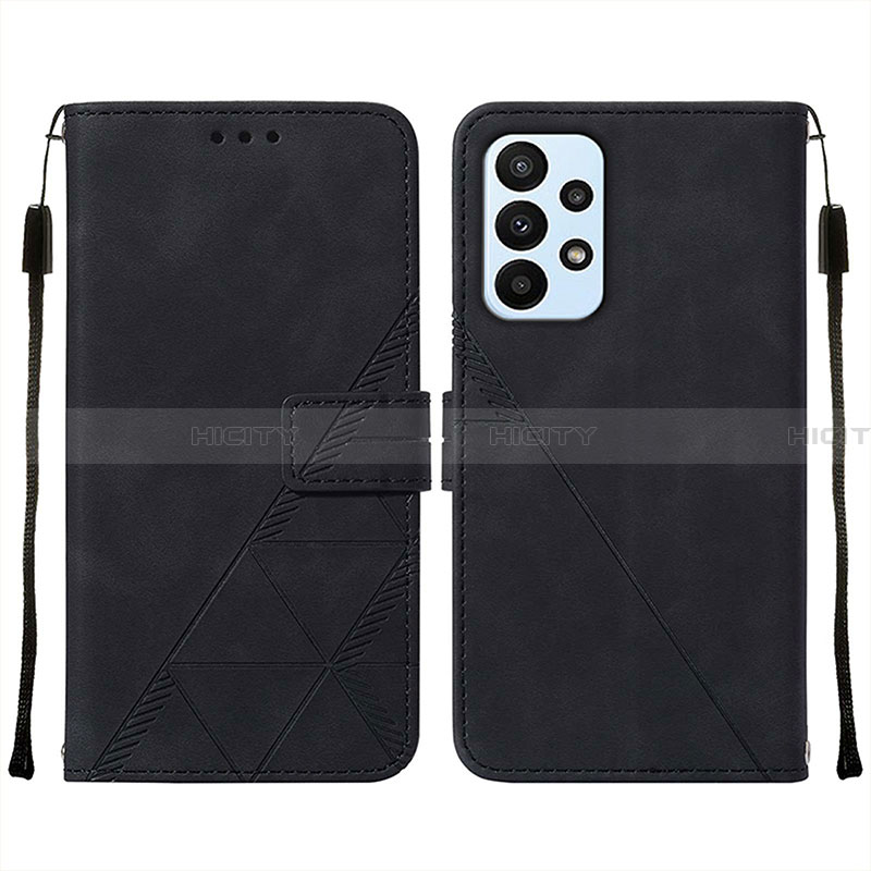 Handytasche Stand Schutzhülle Flip Leder Hülle Y01B für Samsung Galaxy A23 4G groß