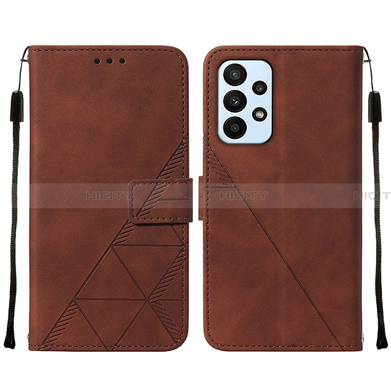 Handytasche Stand Schutzhülle Flip Leder Hülle Y01B für Samsung Galaxy A23 4G groß