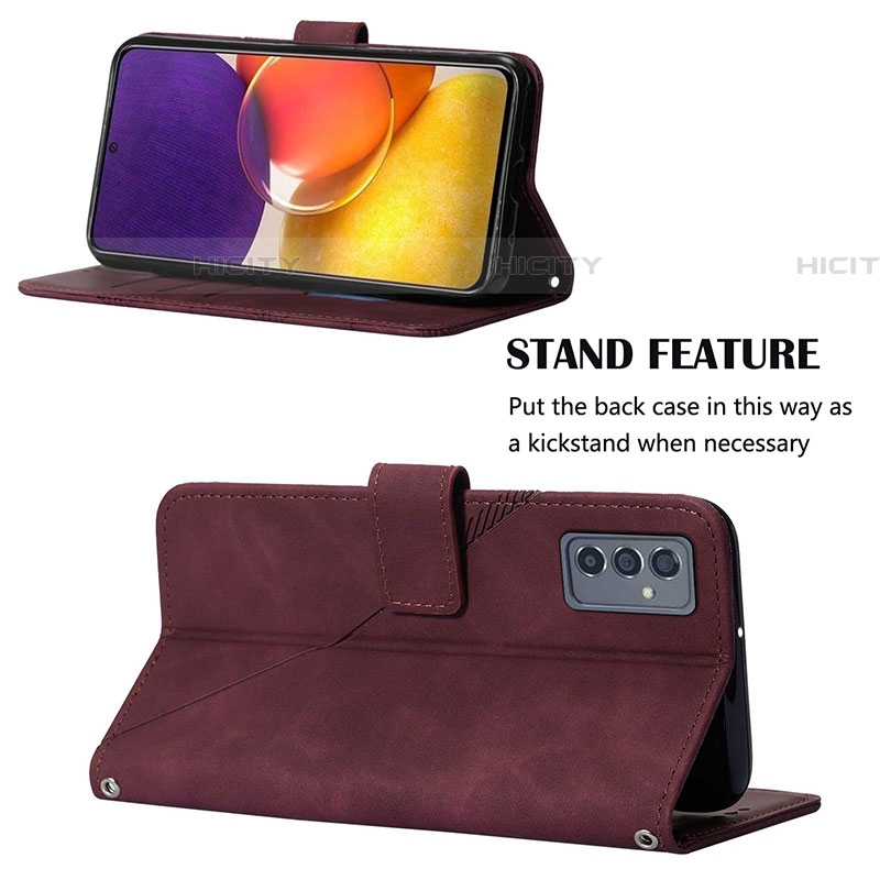 Handytasche Stand Schutzhülle Flip Leder Hülle Y01B für Samsung Galaxy A24 4G