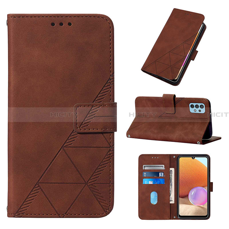 Handytasche Stand Schutzhülle Flip Leder Hülle Y01B für Samsung Galaxy A32 5G groß