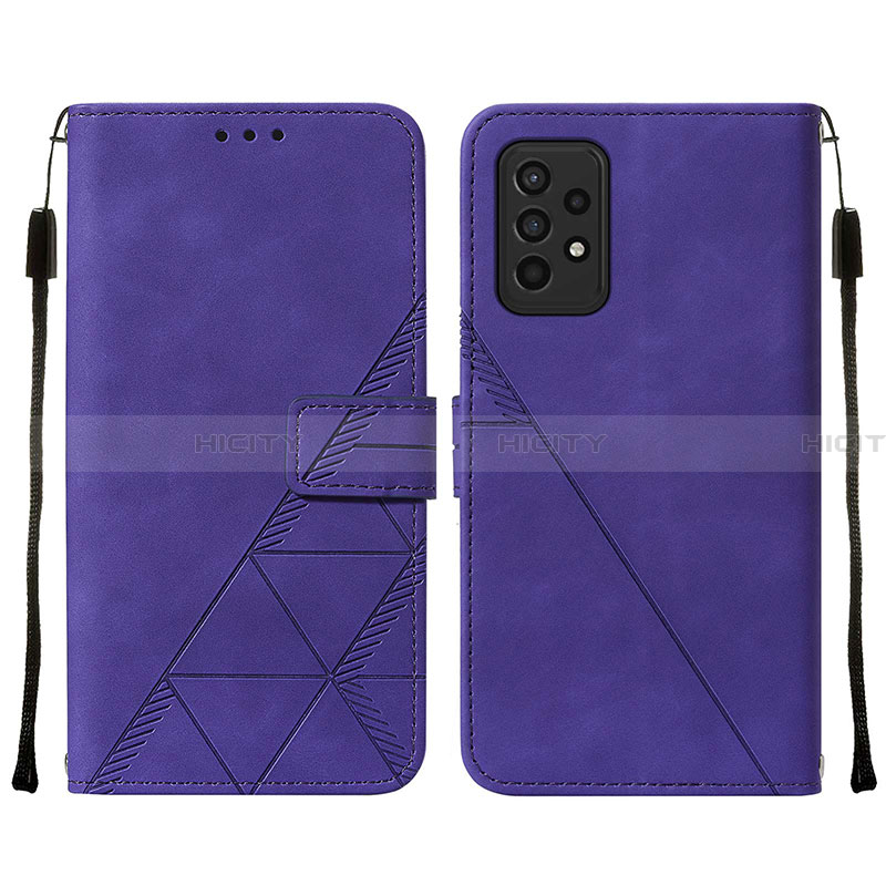 Handytasche Stand Schutzhülle Flip Leder Hülle Y01B für Samsung Galaxy A33 5G Violett