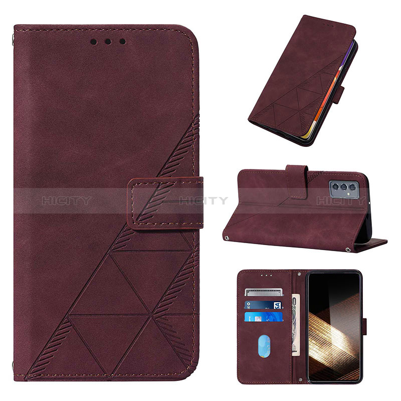 Handytasche Stand Schutzhülle Flip Leder Hülle Y01B für Samsung Galaxy A35 5G groß