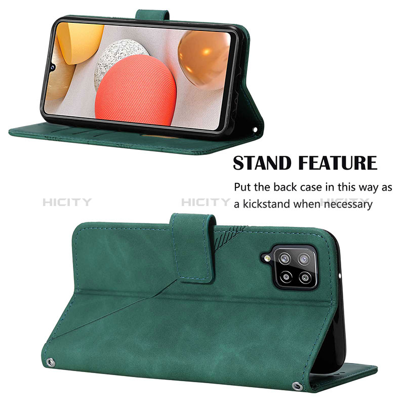 Handytasche Stand Schutzhülle Flip Leder Hülle Y01B für Samsung Galaxy A42 5G