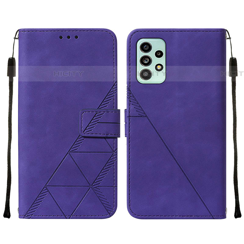 Handytasche Stand Schutzhülle Flip Leder Hülle Y01B für Samsung Galaxy A53 5G groß