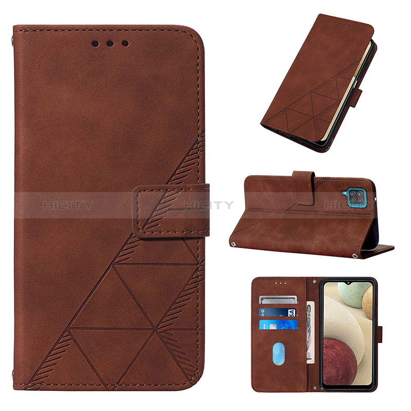 Handytasche Stand Schutzhülle Flip Leder Hülle Y01B für Samsung Galaxy F12 groß