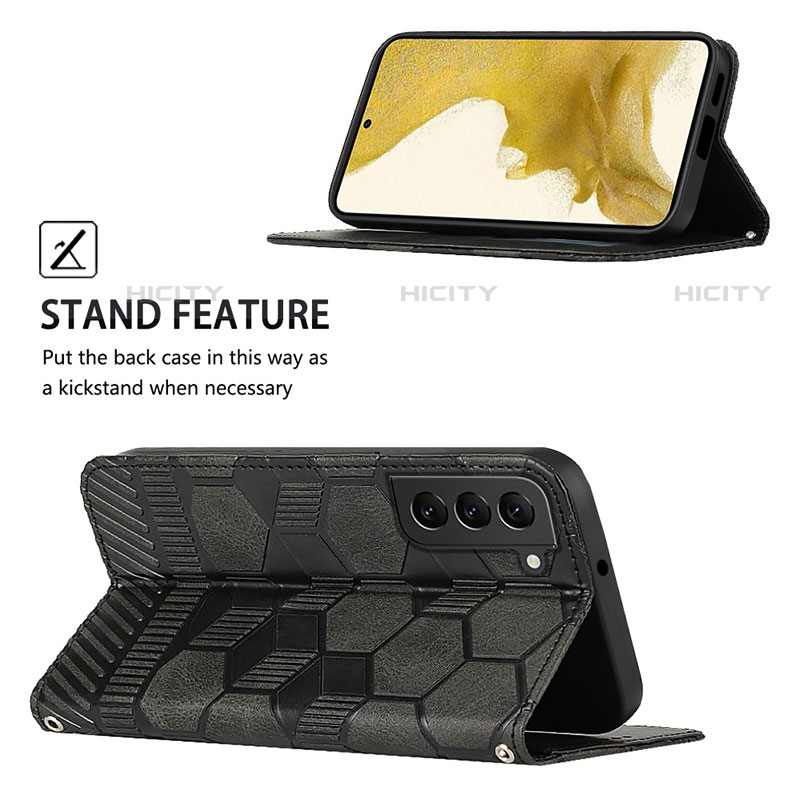 Handytasche Stand Schutzhülle Flip Leder Hülle Y01B für Samsung Galaxy S23 5G groß