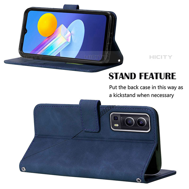 Handytasche Stand Schutzhülle Flip Leder Hülle Y01B für Vivo iQOO Z3 5G