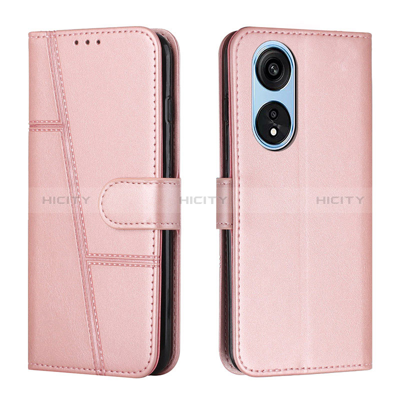 Handytasche Stand Schutzhülle Flip Leder Hülle Y01X für Huawei Honor X5 Plus Rosegold Plus