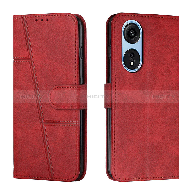 Handytasche Stand Schutzhülle Flip Leder Hülle Y01X für Huawei Honor X5 Plus Rot