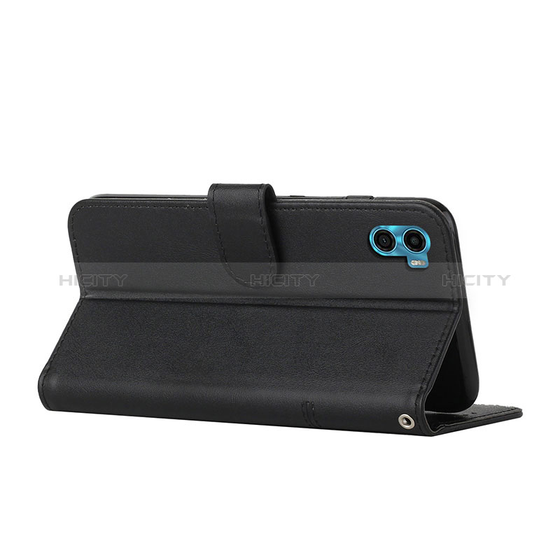 Handytasche Stand Schutzhülle Flip Leder Hülle Y01X für Motorola Moto E22S