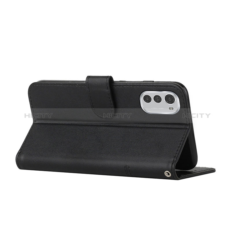 Handytasche Stand Schutzhülle Flip Leder Hülle Y01X für Motorola Moto E32 groß