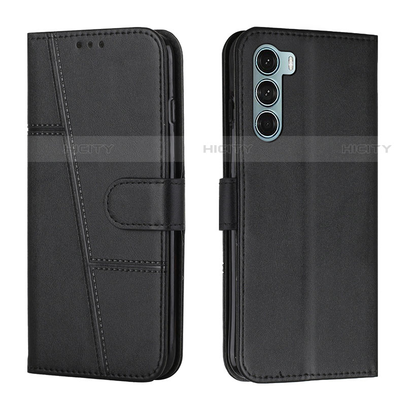 Handytasche Stand Schutzhülle Flip Leder Hülle Y01X für Motorola Moto Edge S30 5G Schwarz