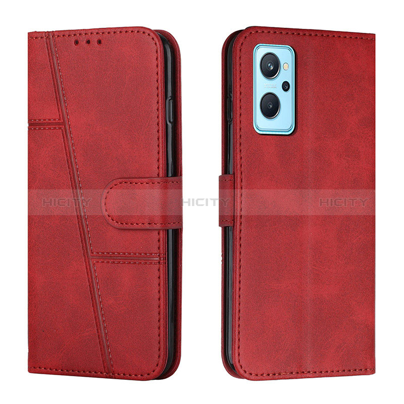 Handytasche Stand Schutzhülle Flip Leder Hülle Y01X für Realme 10 5G Rot Plus