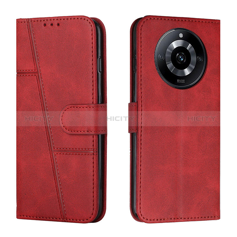 Handytasche Stand Schutzhülle Flip Leder Hülle Y01X für Realme 11 Pro+ Plus 5G Rot