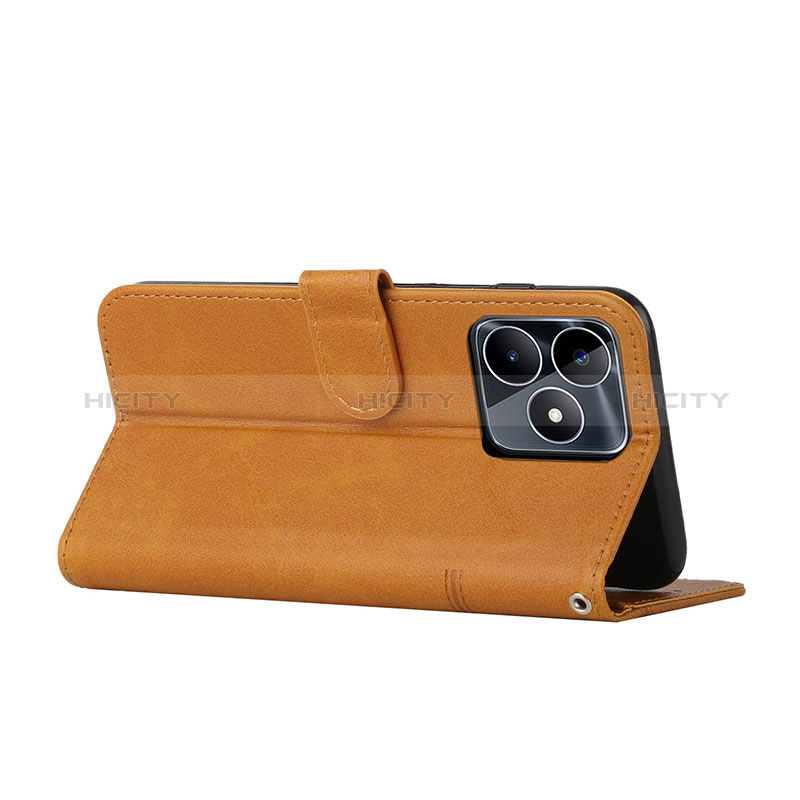 Handytasche Stand Schutzhülle Flip Leder Hülle Y01X für Realme C51