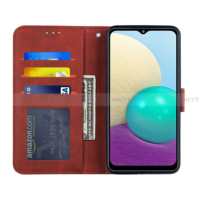 Handytasche Stand Schutzhülle Flip Leder Hülle Y01X für Samsung Galaxy A02 groß