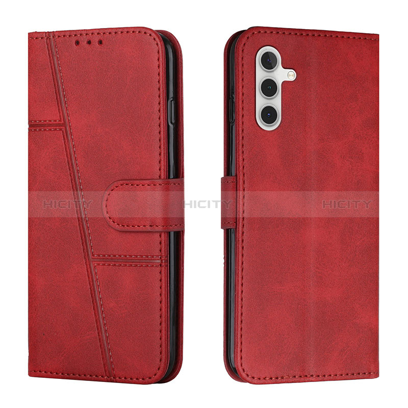 Handytasche Stand Schutzhülle Flip Leder Hülle Y01X für Samsung Galaxy A04s Rot