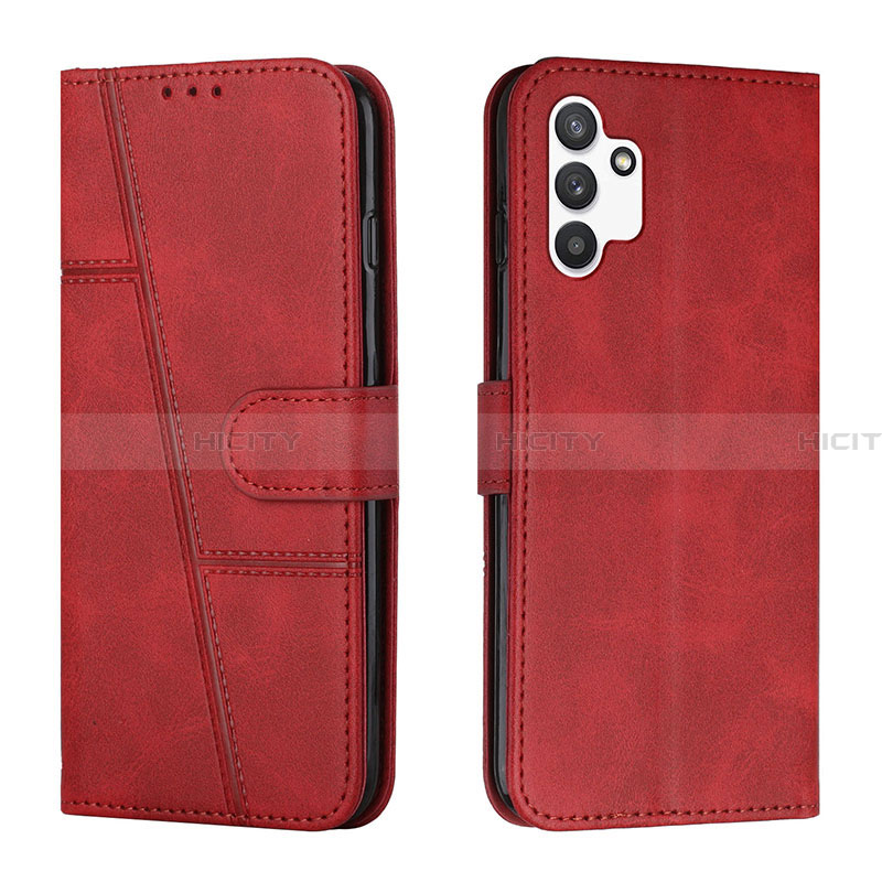 Handytasche Stand Schutzhülle Flip Leder Hülle Y01X für Samsung Galaxy A13 4G Rot Plus