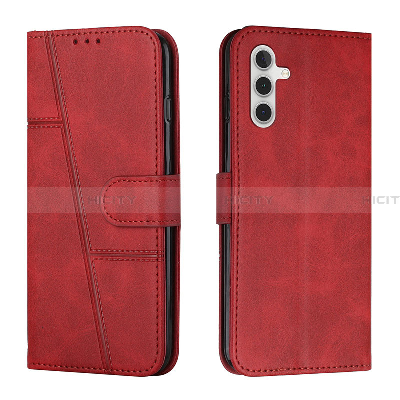 Handytasche Stand Schutzhülle Flip Leder Hülle Y01X für Samsung Galaxy A13 5G Rot