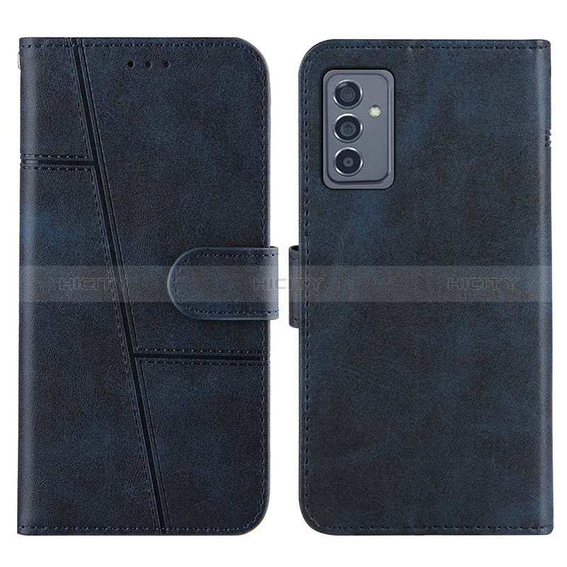 Handytasche Stand Schutzhülle Flip Leder Hülle Y01X für Samsung Galaxy A15 4G Blau Plus