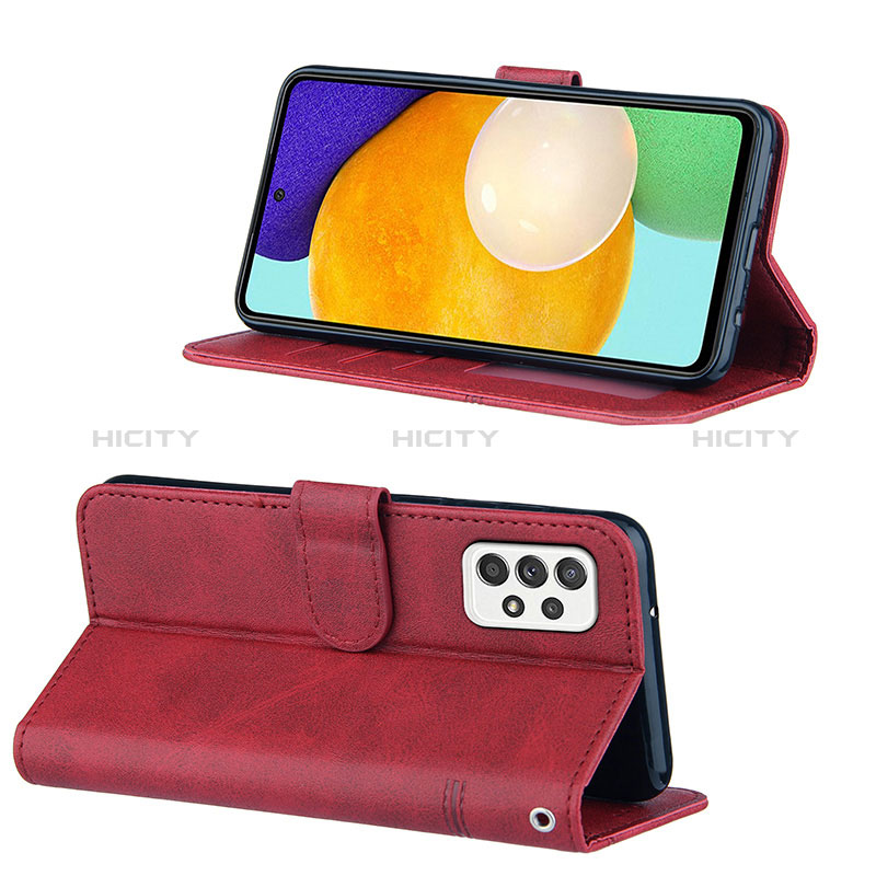 Handytasche Stand Schutzhülle Flip Leder Hülle Y01X für Samsung Galaxy A52s 5G groß