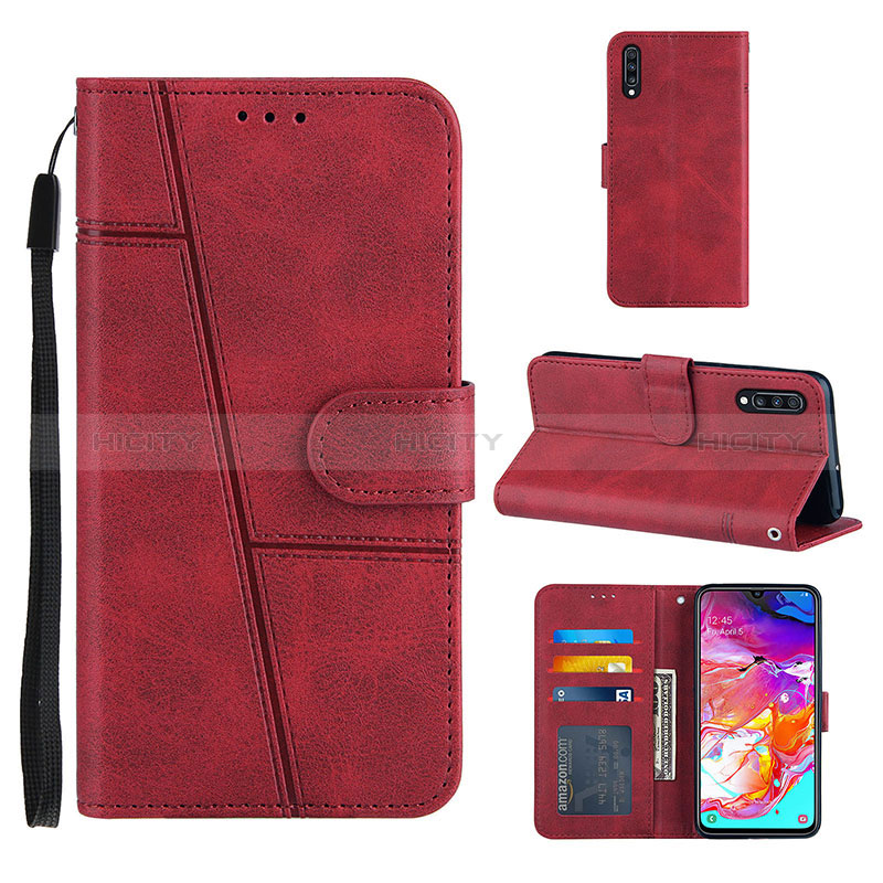 Handytasche Stand Schutzhülle Flip Leder Hülle Y01X für Samsung Galaxy A70S