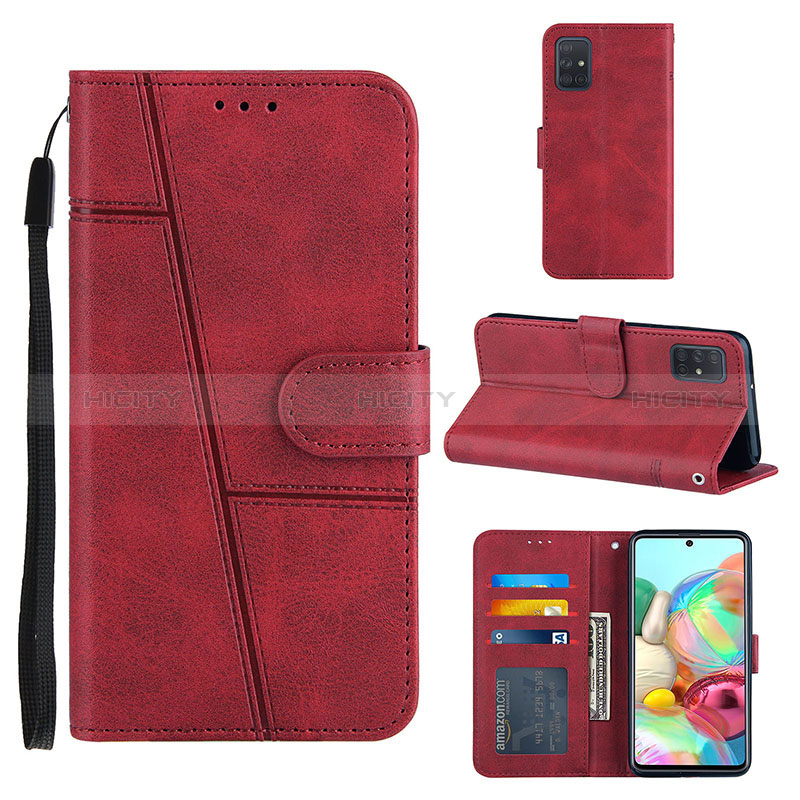 Handytasche Stand Schutzhülle Flip Leder Hülle Y01X für Samsung Galaxy A71 4G A715