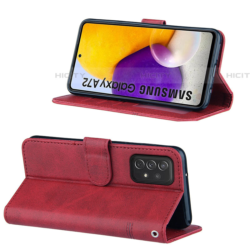 Handytasche Stand Schutzhülle Flip Leder Hülle Y01X für Samsung Galaxy A72 5G groß