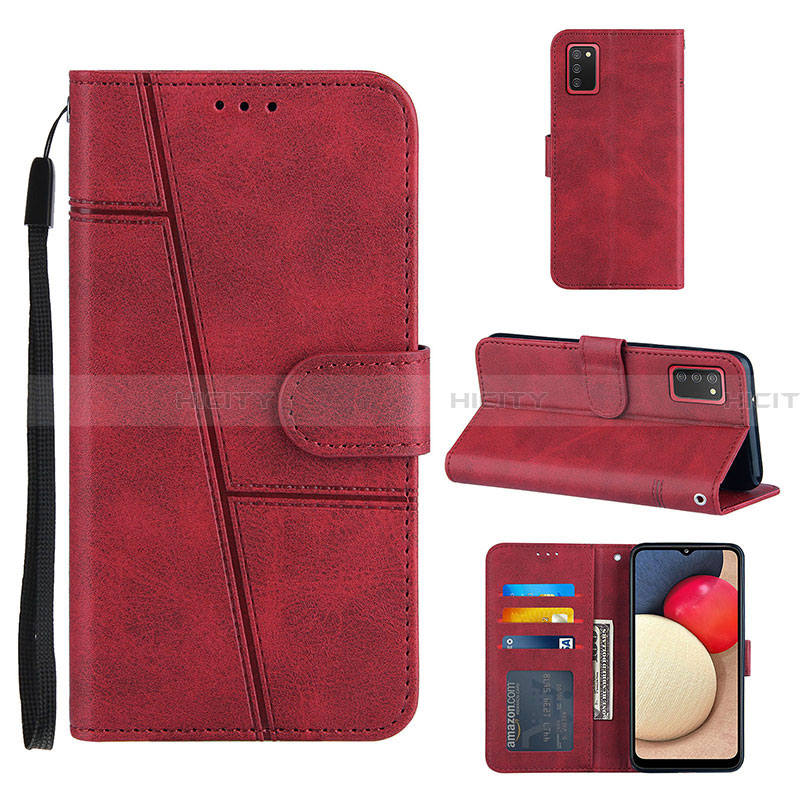 Handytasche Stand Schutzhülle Flip Leder Hülle Y01X für Samsung Galaxy F02S SM-E025F