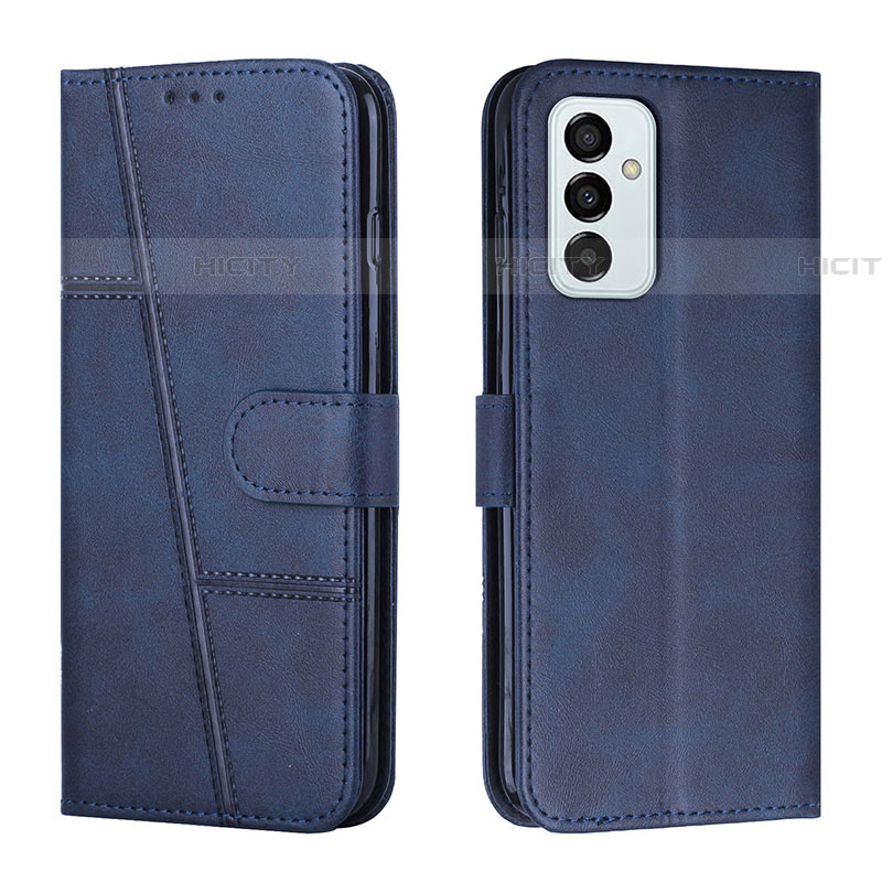 Handytasche Stand Schutzhülle Flip Leder Hülle Y01X für Samsung Galaxy F23 5G Blau