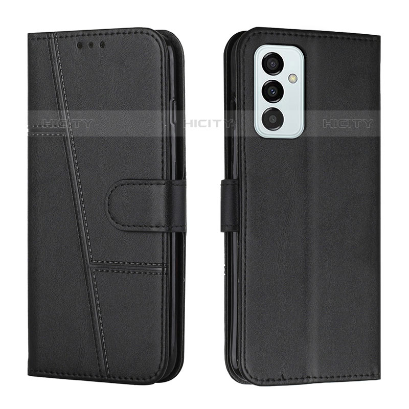 Handytasche Stand Schutzhülle Flip Leder Hülle Y01X für Samsung Galaxy M23 5G Schwarz