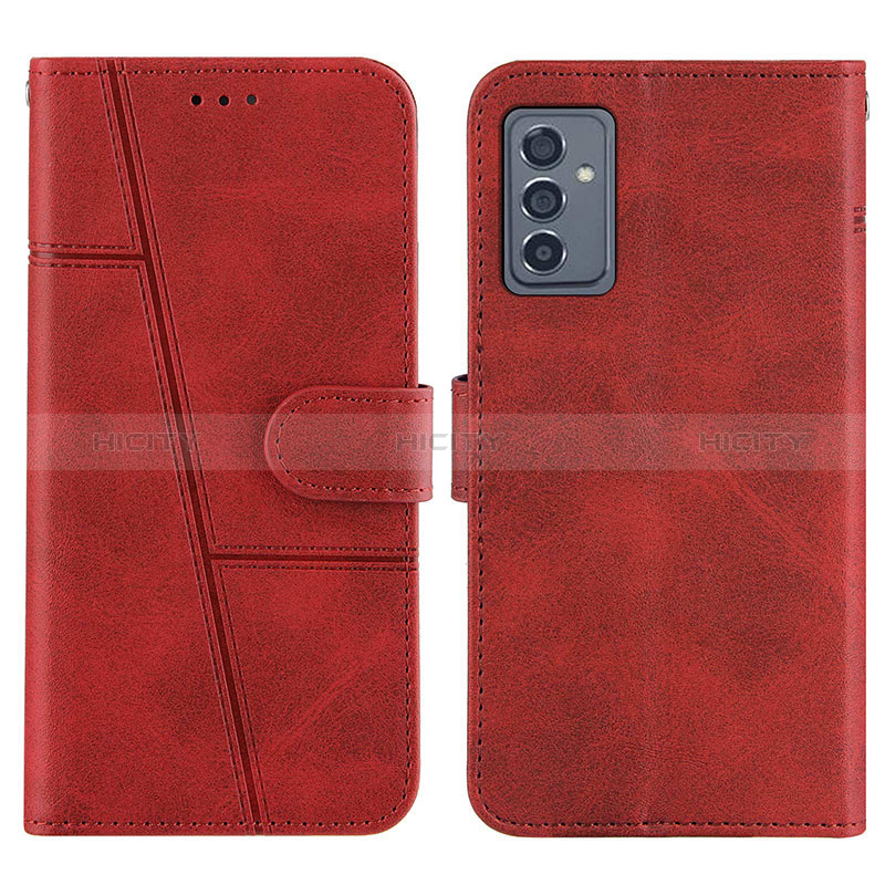 Handytasche Stand Schutzhülle Flip Leder Hülle Y01X für Samsung Galaxy Quantum2 5G Rot Plus