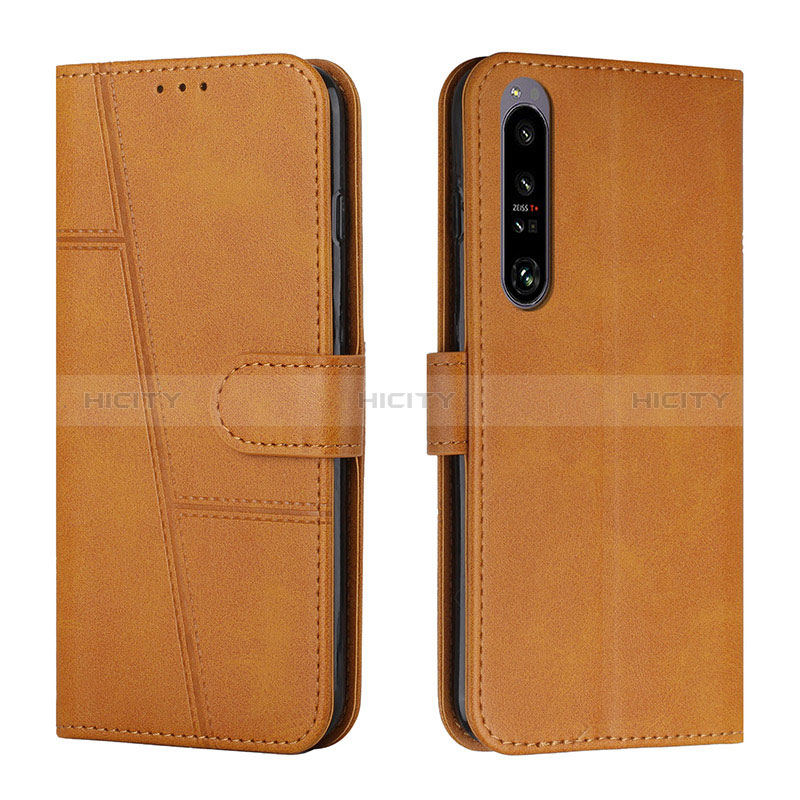 Handytasche Stand Schutzhülle Flip Leder Hülle Y01X für Sony Xperia 1 IV groß