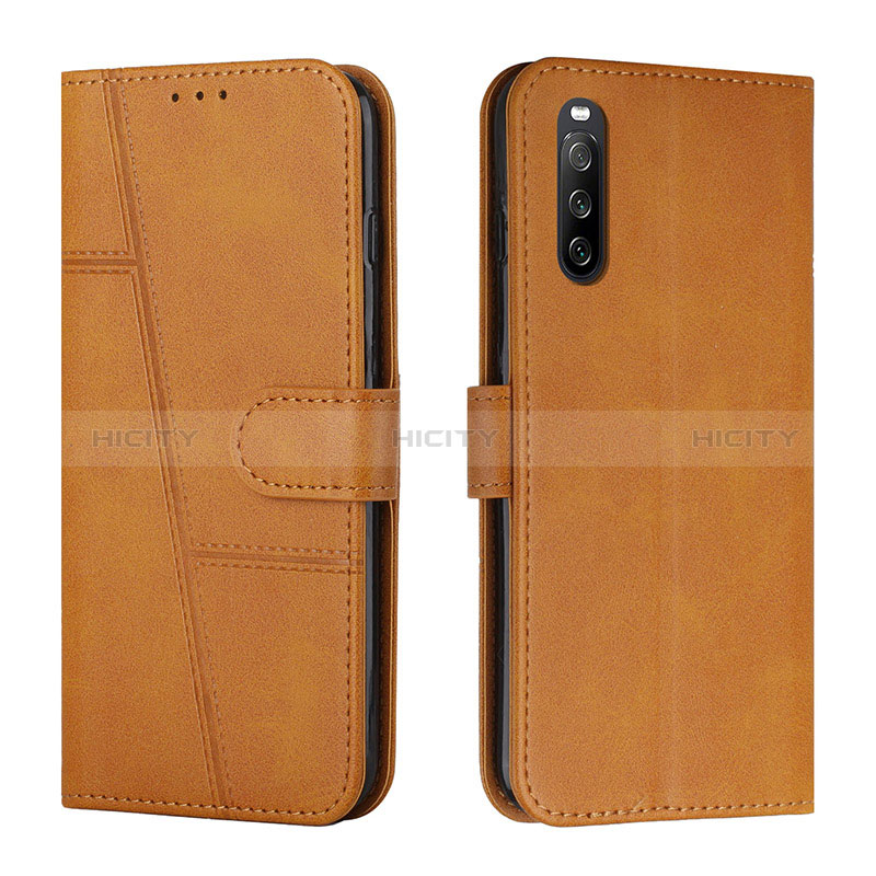 Handytasche Stand Schutzhülle Flip Leder Hülle Y01X für Sony Xperia 10 IV SO-52C groß