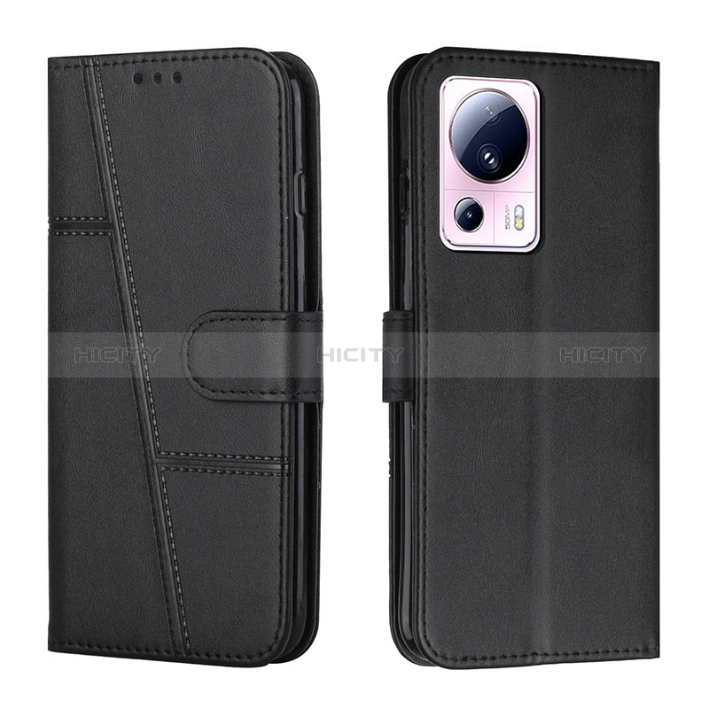 Handytasche Stand Schutzhülle Flip Leder Hülle Y01X für Xiaomi Mi 12 Lite NE 5G Schwarz