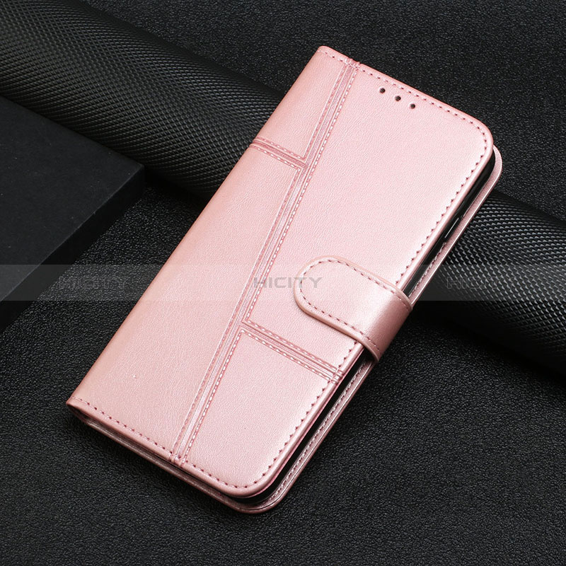 Handytasche Stand Schutzhülle Flip Leder Hülle Y01X für Xiaomi Mi 13 5G Rosegold