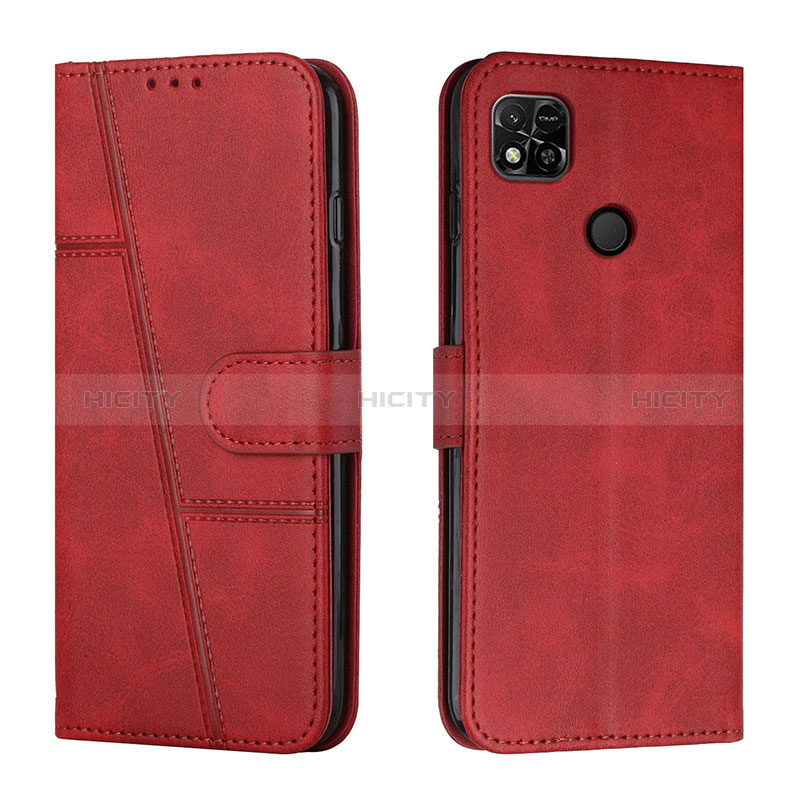 Handytasche Stand Schutzhülle Flip Leder Hülle Y01X für Xiaomi POCO C31 Rot Plus