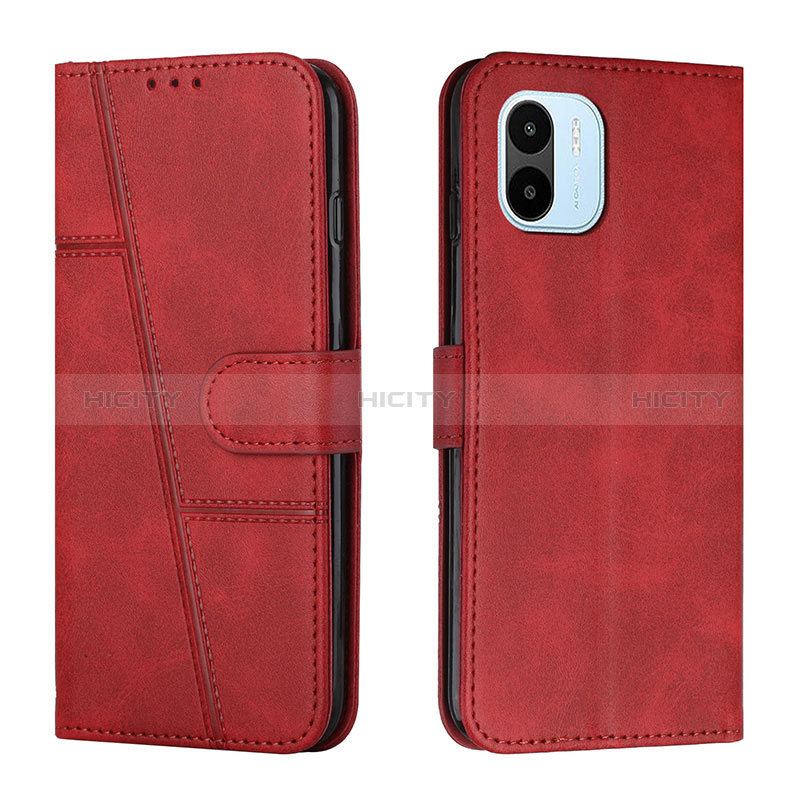 Handytasche Stand Schutzhülle Flip Leder Hülle Y01X für Xiaomi Poco C50 Rot Plus