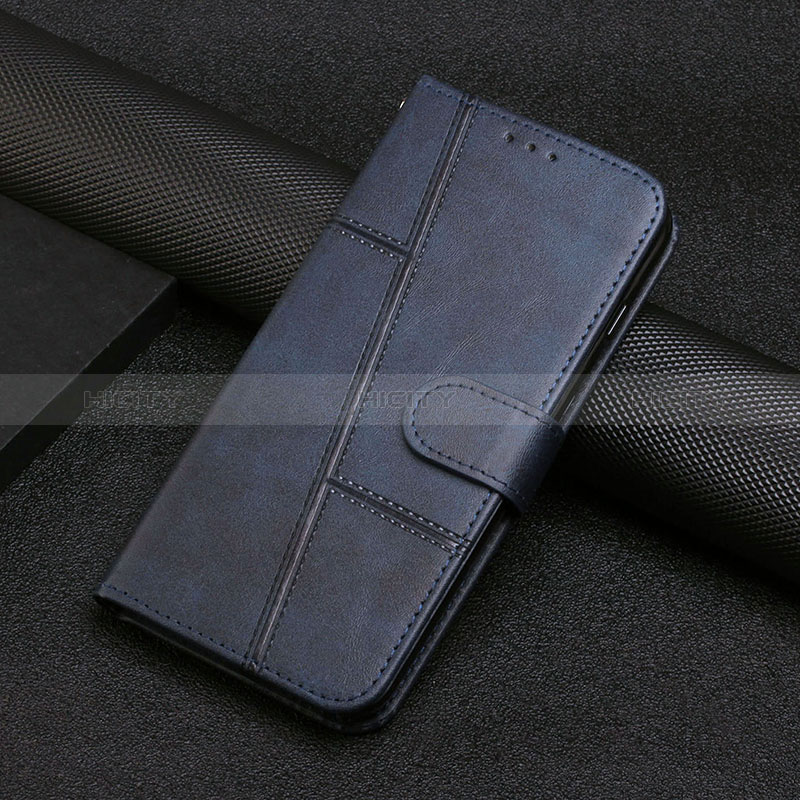 Handytasche Stand Schutzhülle Flip Leder Hülle Y01X für Xiaomi Poco C55 Blau Plus