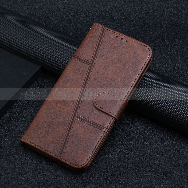 Handytasche Stand Schutzhülle Flip Leder Hülle Y01X für Xiaomi Poco C55 Braun Plus