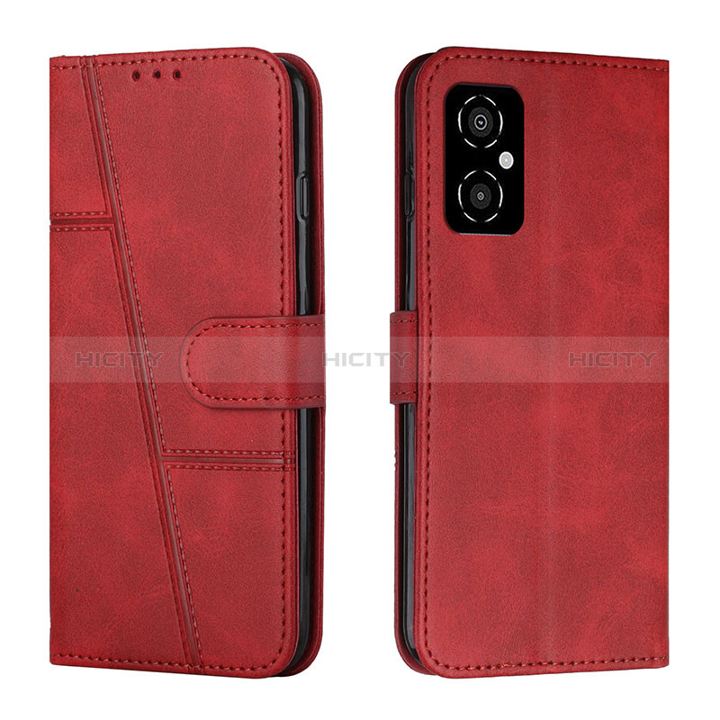 Handytasche Stand Schutzhülle Flip Leder Hülle Y01X für Xiaomi Poco M4 5G Rot Plus