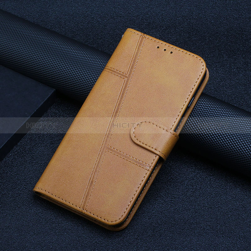 Handytasche Stand Schutzhülle Flip Leder Hülle Y01X für Xiaomi Redmi 11A 4G Hellbraun Plus