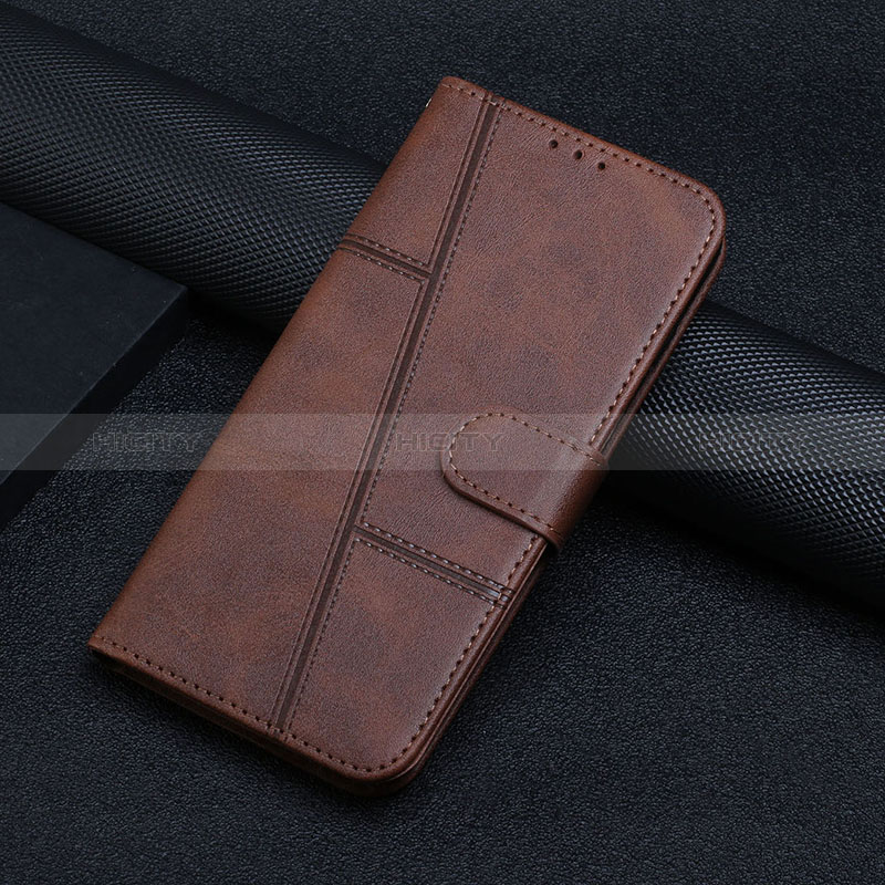 Handytasche Stand Schutzhülle Flip Leder Hülle Y01X für Xiaomi Redmi A1 Plus Braun