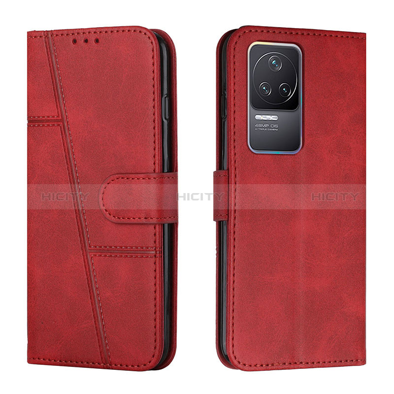 Handytasche Stand Schutzhülle Flip Leder Hülle Y01X für Xiaomi Redmi K50 5G Rot