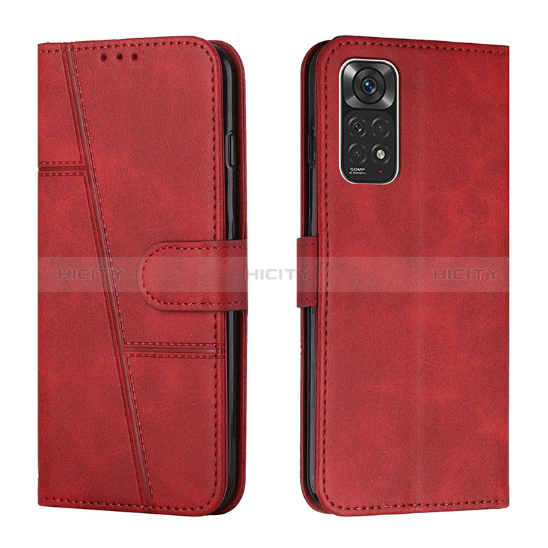 Handytasche Stand Schutzhülle Flip Leder Hülle Y01X für Xiaomi Redmi Note 11 4G (2022) Rot