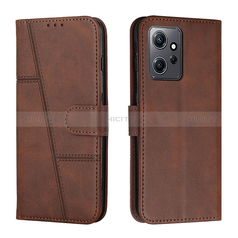 Handytasche Stand Schutzhülle Flip Leder Hülle Y01X für Xiaomi Redmi Note 12 4G Braun Plus