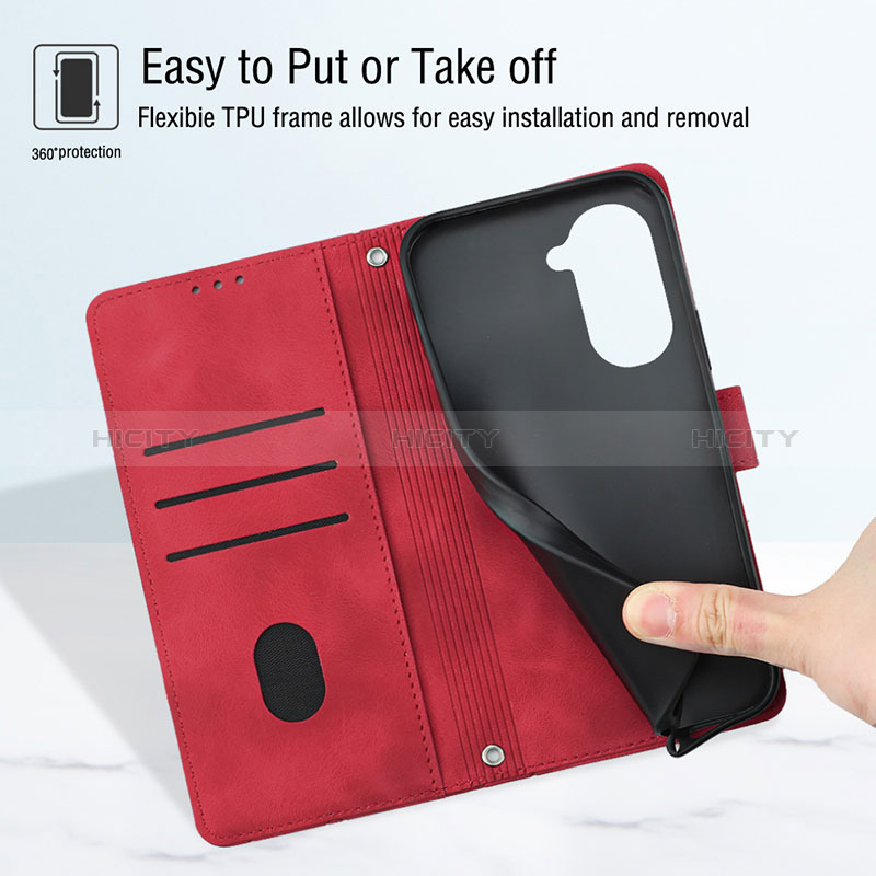 Handytasche Stand Schutzhülle Flip Leder Hülle Y02B für Huawei Nova 10 Pro