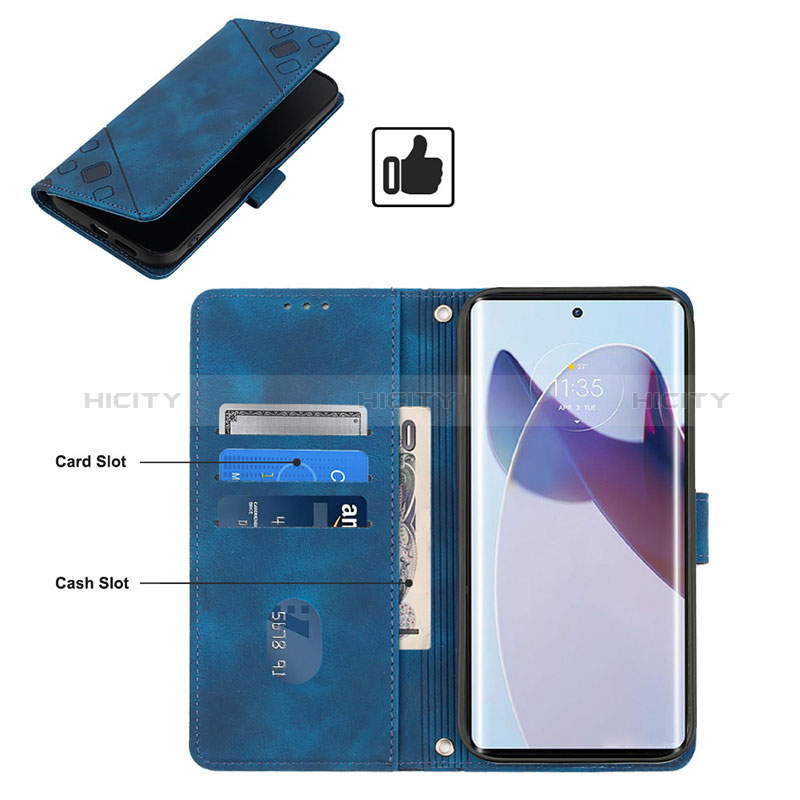 Handytasche Stand Schutzhülle Flip Leder Hülle Y02B für Motorola Moto Edge X30 Pro 5G