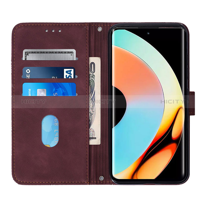 Handytasche Stand Schutzhülle Flip Leder Hülle Y02B für Realme 10 Pro+ Plus 5G groß